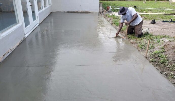 Affordable Concrete Patio Installation-Palm Beach Custom Concrete Contractors