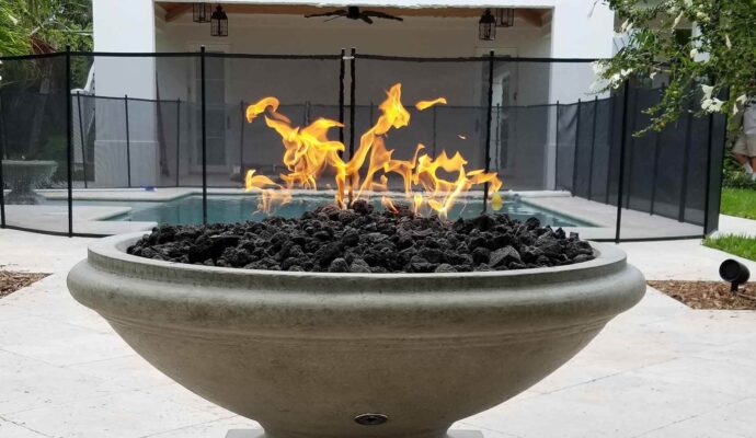 Concrete Fire Pits Near Me-Palm Beach Custom Concrete Contractors