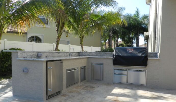 Concrete Summer Kitchens Near Me-Palm Beach Custom Concrete Contractors